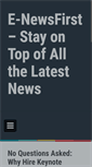 Mobile Screenshot of enewsfirst.com